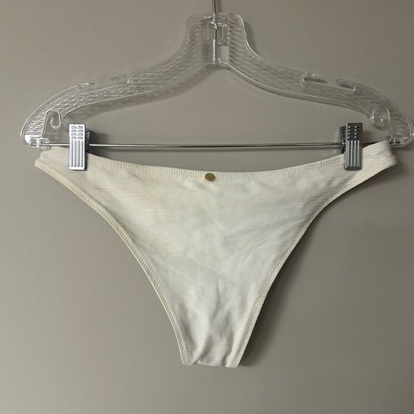 For Love & Lemons Cream Swim Bottoms - Picture 2 of 4